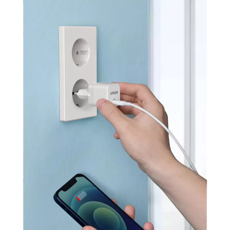 Charger Anker PowerPort III Universal White AC Fast charging Indoor