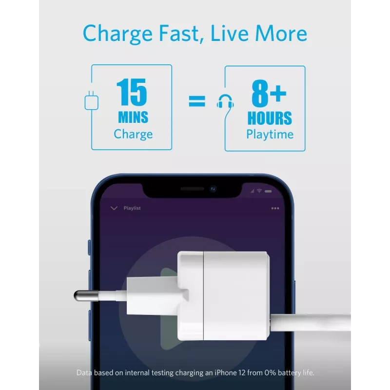 Charger Anker PowerPort III Universal White AC Fast charging Indoor
