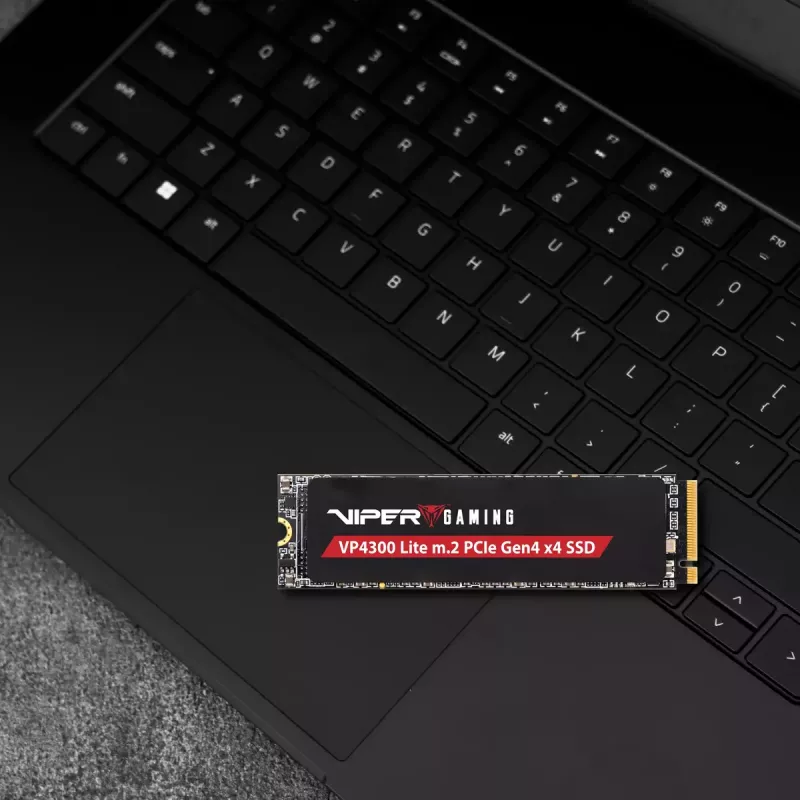 M.2 2280 NVMe SSD PATRIOT VP4300 Lite 4 TB, PCIe 4.0 x4, Read 7400 MB/s, Write 6000 MB/s, NVMe 2.0