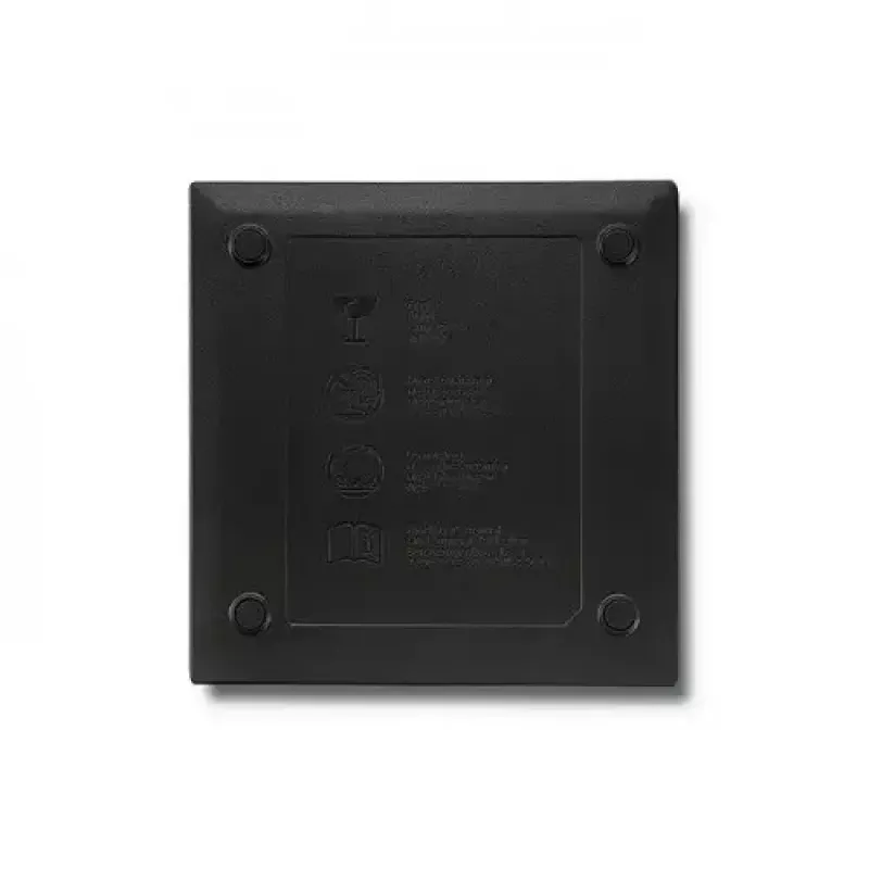 External DVD-RW optical drive Qoltec 51858, USB 2.0 & eSATA, tray load, black, 24x CD / 8x DVD