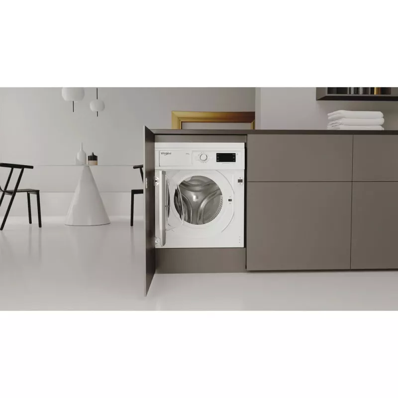 Whirlpool FreshCare BI WDWG 861485 EU washer dryer Built-in Front-load White