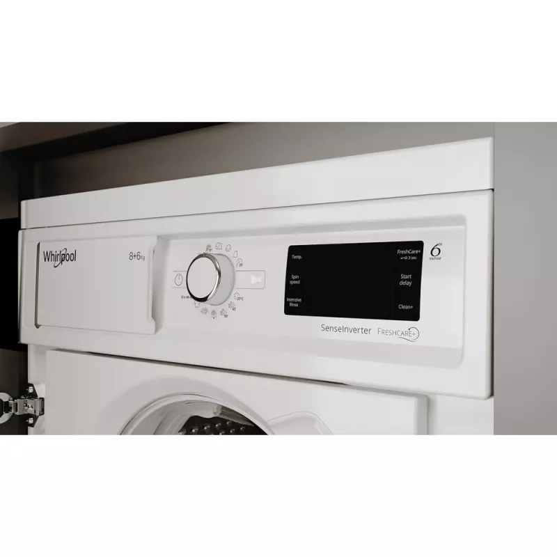 Whirlpool FreshCare BI WDWG 861485 EU washer dryer Built-in Front-load White