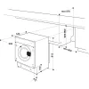 Whirlpool FreshCare BI WDWG 861485 EU washer dryer Built-in Front-load White