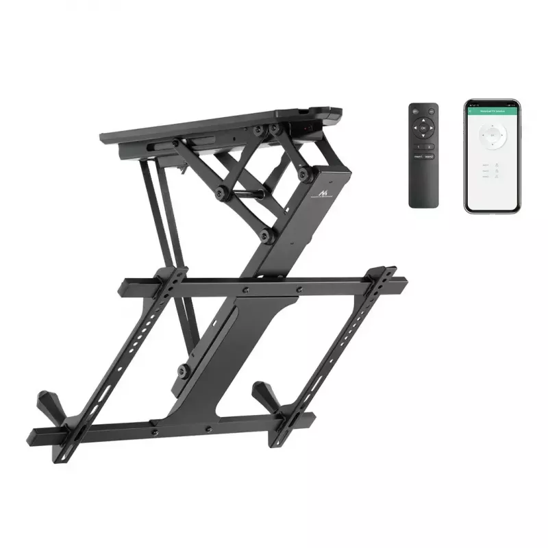 Ceiling TV mount MACLEAN MC-880T for 32–70 inch TVs, max VESA 600x400, electric height adjustment, 35 kg capacity