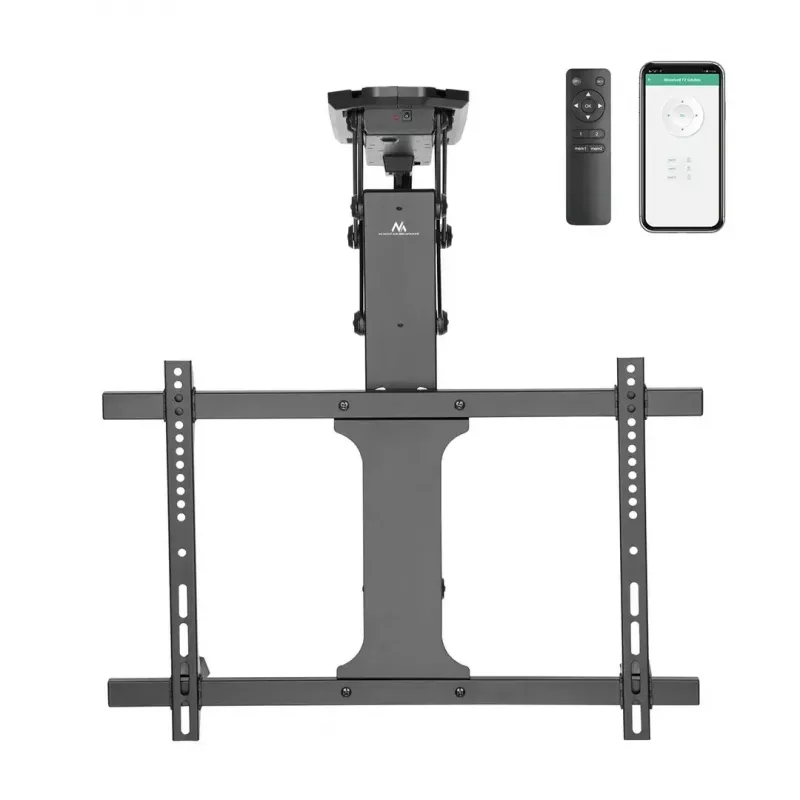 Ceiling TV mount MACLEAN MC-880T for 32–70 inch TVs, max VESA 600x400, electric height adjustment, 35 kg capacity