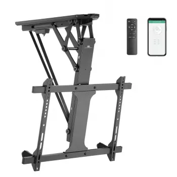 Ceiling TV mount MACLEAN MC-880T for 32–70 inch TVs, max VESA 600x400, electric height adjustment, 35 kg capacity