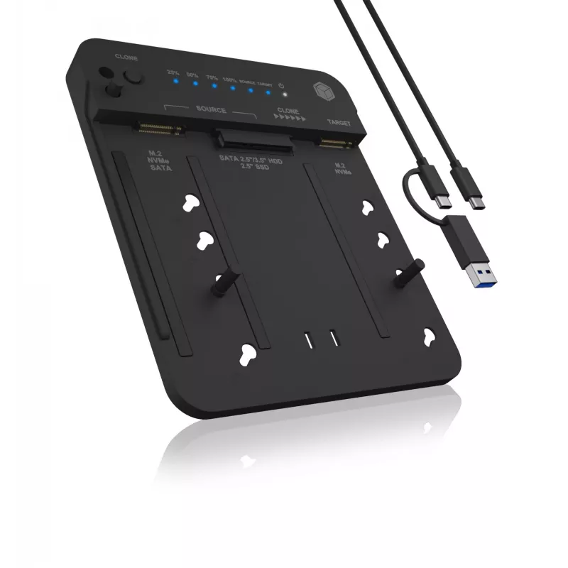 ICY BOX IB-2913MCL-C31 USB 3.2 Gen 2 (3.1 Gen 2) Type-C Black