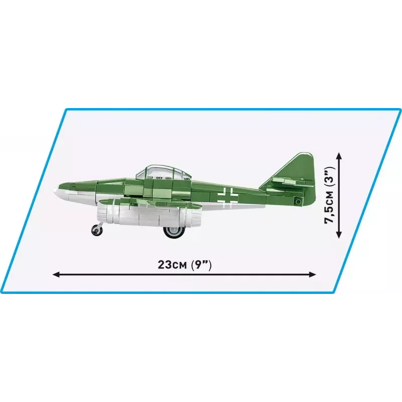 Construction toy Cobi Messerschmitt Me 262 model kit 500 pieces
