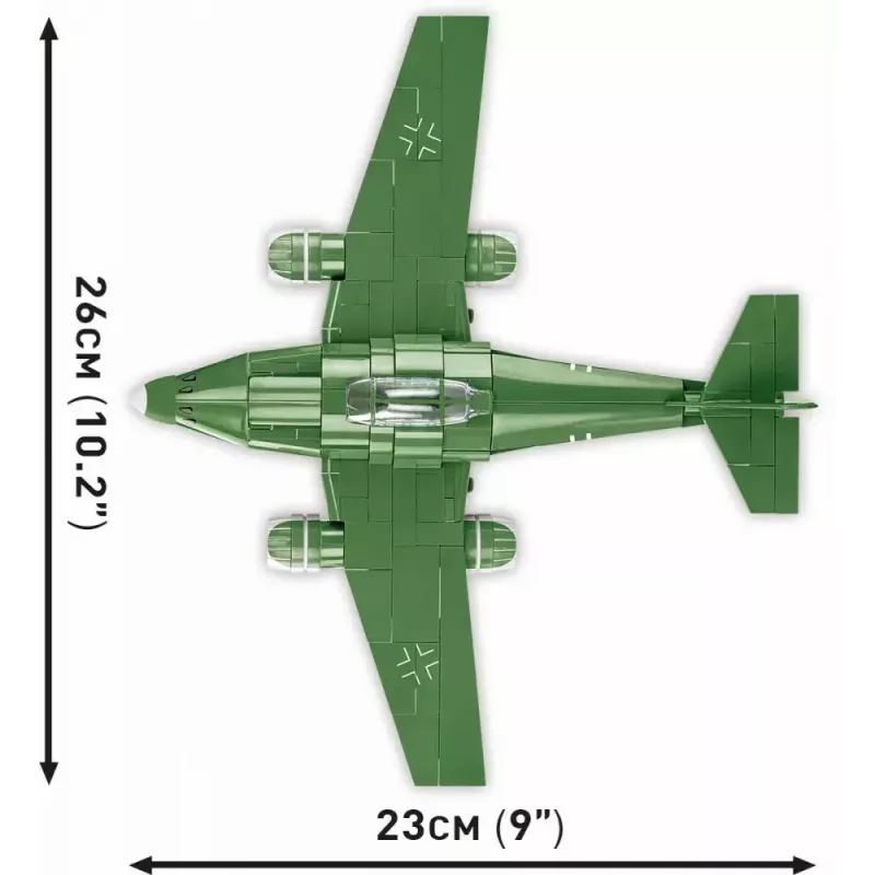 Construction toy Cobi Messerschmitt Me 262 model kit 500 pieces
