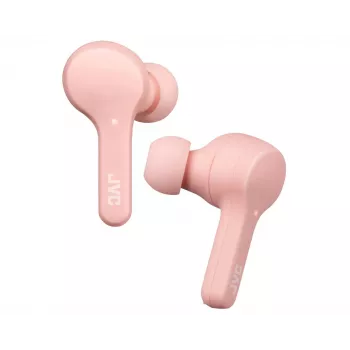 Headset JVC HA-A7T-P wireless in-ear binaural, Bluetooth 5.0, IPX4, 6 h battery (14 h with case), wireless charging, white