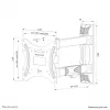 Neomounts WL40-550BL12 TV mount wall 32-55 inch - full motion - easy install