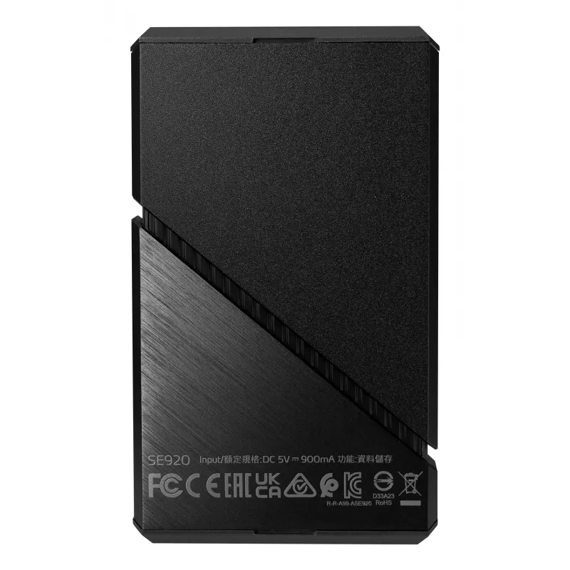ADATA SE920 Thunderbolt technology 1 TB USB Type-C 3.2 Gen 2 (3.1 Gen 2) Black