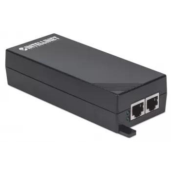 Intellinet Gigabit High-Power PoE+ Injector,1 x 30 W Port, IEEE 802.3at/af Compliant, Plastic Housing