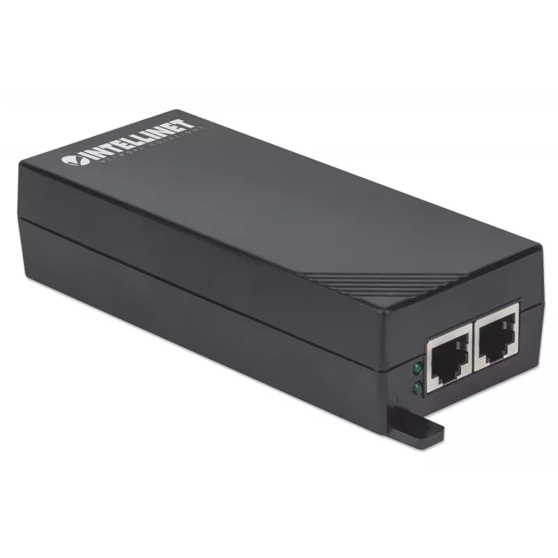 Intellinet Gigabit High-Power PoE+ Injector,1 x 30 W Port, IEEE 802.3at/af Compliant, Plastic Housing