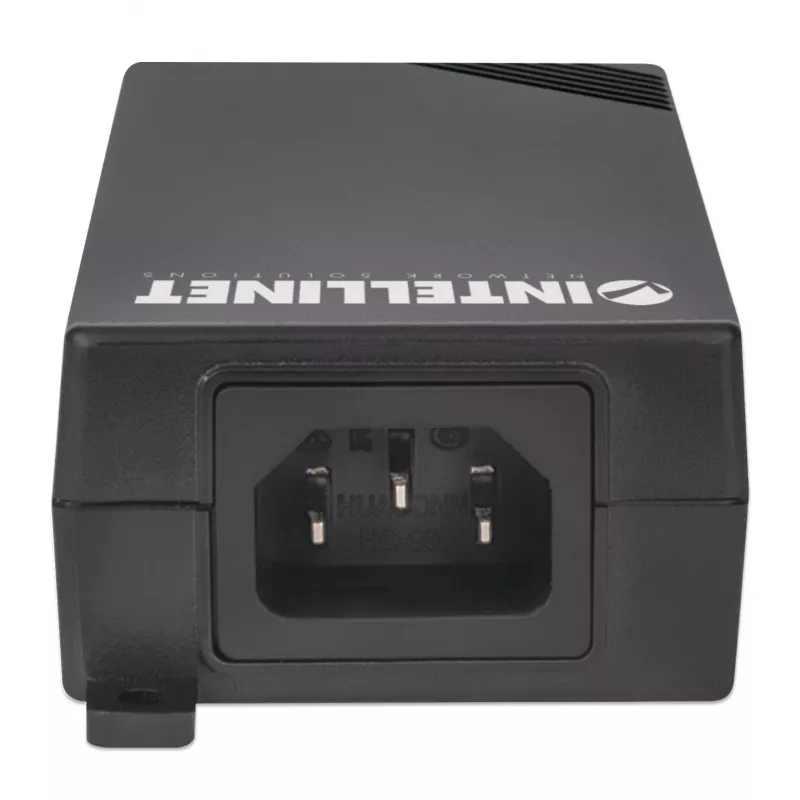 Intellinet Gigabit High-Power PoE+ Injector,1 x 30 W Port, IEEE 802.3at/af Compliant, Plastic Housing