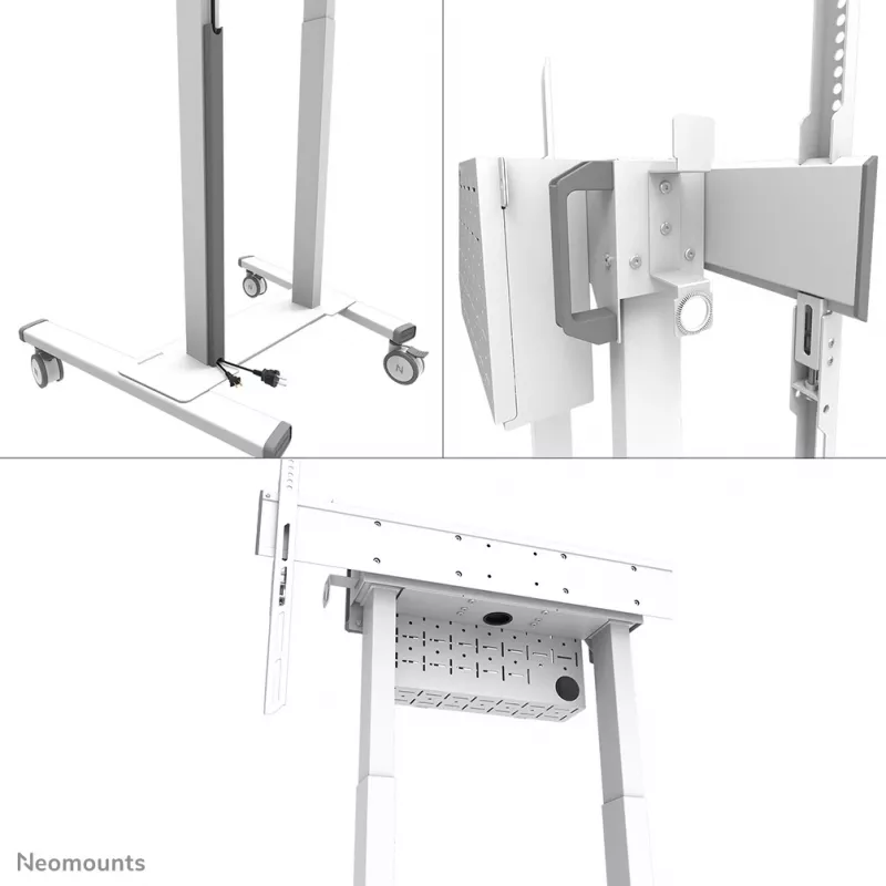 Neomounts FL55-875WH1 TV trolley 55-100 inch - motorised - TÜV