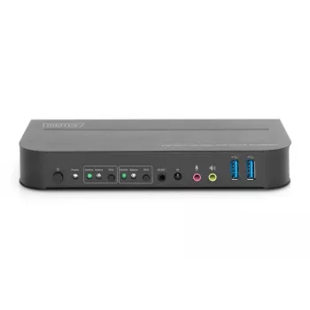 DIGITUS KVM Switch - 2x1 HDMI, HDMI Out,USB, 4Kx2K@60Hz