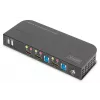 DIGITUS KVM Switch - 2x1 HDMI, HDMI Out,USB, 4Kx2K@60Hz