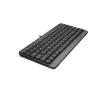 Wired USB keyboard A4Tech FStyler FK11 — compact standard layout, English, 12 hot keys, wrist rest, 1.5 m cable