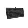Wired USB keyboard A4Tech FStyler FK11 — compact standard layout, English, 12 hot keys, wrist rest, 1.5 m cable