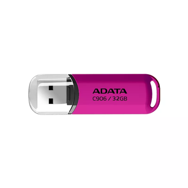ADATA AC906-32G-RPP USB flash drive 32 GB USB Type-A 2.0 Pink, Transparent