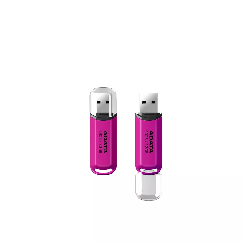 ADATA AC906-32G-RPP USB flash drive 32 GB USB Type-A 2.0 Pink, Transparent