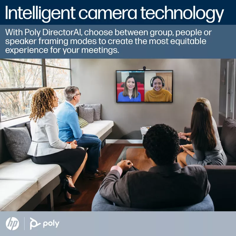 Smart Camera POLY Studio E70 20 MP 4K Ultra HD White