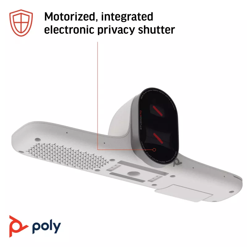 Smart Camera POLY Studio E70 20 MP 4K Ultra HD White