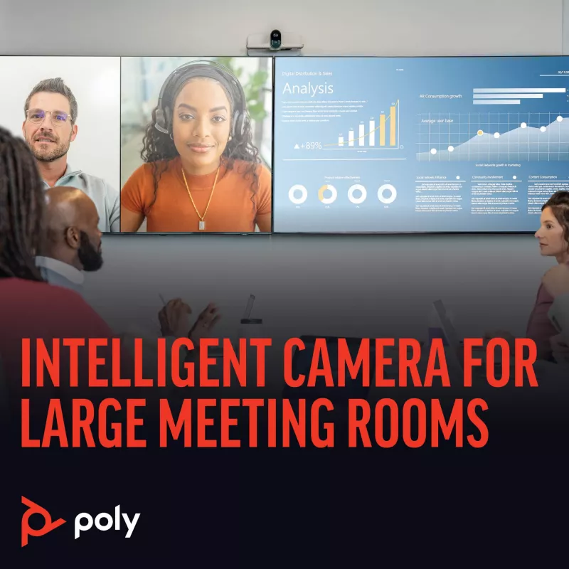 Smart Camera POLY Studio E70 20 MP 4K Ultra HD White