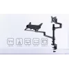 Gembird MA-DA-04 Adjustable Desk Mount with Monitor Arm and Notebook Tray, 17-32 inch