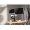 Gembird MA-DA-04 Adjustable Desk Mount with Monitor Arm and Notebook Tray, 17-32 inch