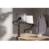 Gembird MA-DA-04 Adjustable Desk Mount with Monitor Arm and Notebook Tray, 17-32 inch
