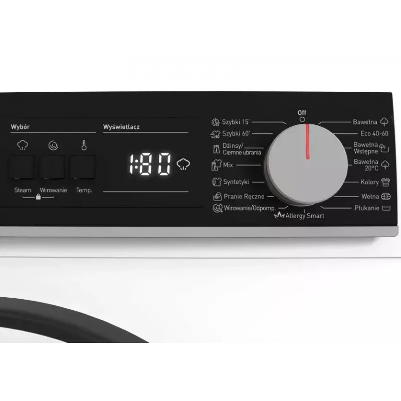 Washing machine Sharp ES-NFA910BW1NA-PL, front-load, 9 kg, Energy class A