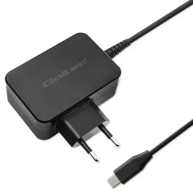 Charger Qoltec 52385 Indoor AC Fast Charging 20V 3A Black