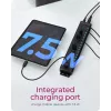 ICY BOX 17-Port Hub with USB 3.2 Gen 1 Type-A interface, USB 3.2 Gen 1 (3.1 Gen 1) Type-A, USB 3.2 Gen 1 (3.1 Gen 1) Type-A, USB Type-B, 5000 Mbit/s, Black, China, DC