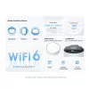 TP-Link AX3000 Whole Home Mesh Wi-Fi 6 System with PoE, White, Internal, Mesh system, 420 m², Dual-band (2.4 GHz / 5 GHz), Wi-Fi 6 (802.11ax)