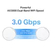 TP-Link AX3000 Whole Home Mesh Wi-Fi 6 System with PoE, White, Internal, Mesh system, 420 m², Dual-band (2.4 GHz / 5 GHz), Wi-Fi 6 (802.11ax)