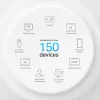 TP-Link AX3000 Whole Home Mesh Wi-Fi 6 System with PoE, White, Internal, Mesh system, 420 m², Dual-band (2.4 GHz / 5 GHz), Wi-Fi 6 (802.11ax)