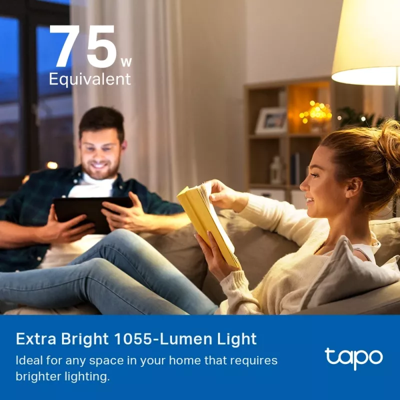 TP-Link Tapo Smart Light Bulb, Multicolor,Matter, Smart bulb, Wi-Fi/Bluetooth, White, 802.11b, 802.11g, Wi-Fi 4 (802.11n), WPA-PSK, WPA2-PSK, WPA3-SAE, LED