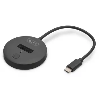 DIGITUS NVMe/SATA Docking Station - USB3.2 Gen2 type C NVMe and SATA SSD docking
