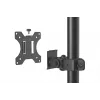 DIGITUS Monitor Vertical Mount 17-32in, 8kg max. each, clamp or grommet mount
