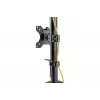 DIGITUS Monitor Vertical Mount 17-32in, 8kg max. each, clamp or grommet mount