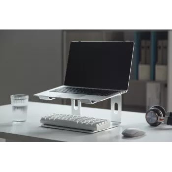 Laptop stand Gembird NBS-D1-01 Aluminium Silver for up to 39.6 cm (15.6 inch) notebooks, 5 kg capacity