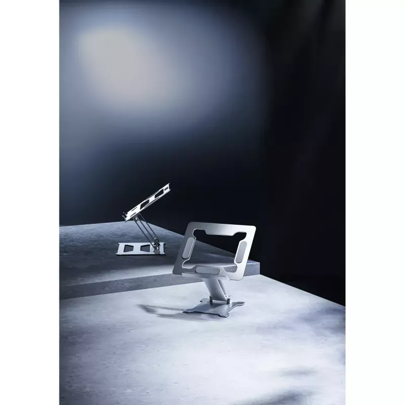 Laptop stand Gembird NBS-D1-03 Silver Aluminium for up to 39.6 cm (15.6 inch), foldable, height 60 mm, max load 5 kg