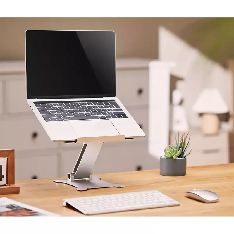 Laptop stand Gembird NBS-D1-03 Silver Aluminium for up to 39.6 cm (15.6 inch), foldable, height 60 mm, max load 5 kg