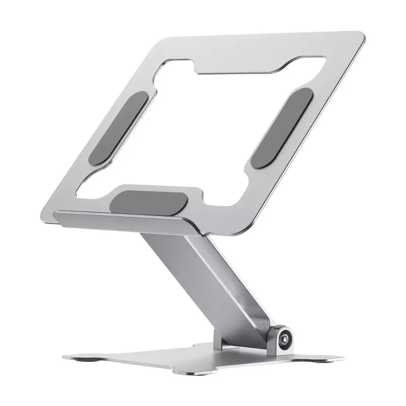 Laptop stand Gembird NBS-D1-03 Silver Aluminium for up to 39.6 cm (15.6 inch), foldable, height 60 mm, max load 5 kg