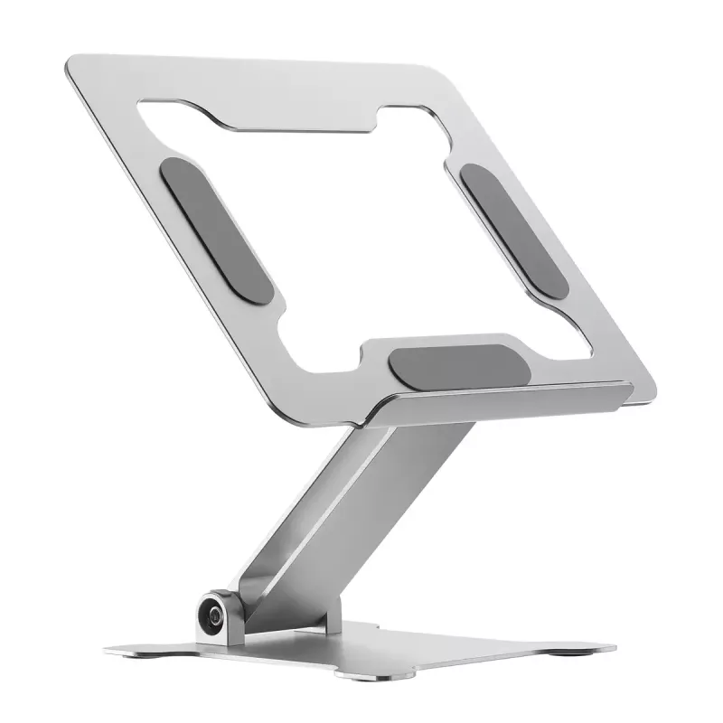 Laptop stand Gembird NBS-D1-03 Silver Aluminium for up to 39.6 cm (15.6 inch), foldable, height 60 mm, max load 5 kg