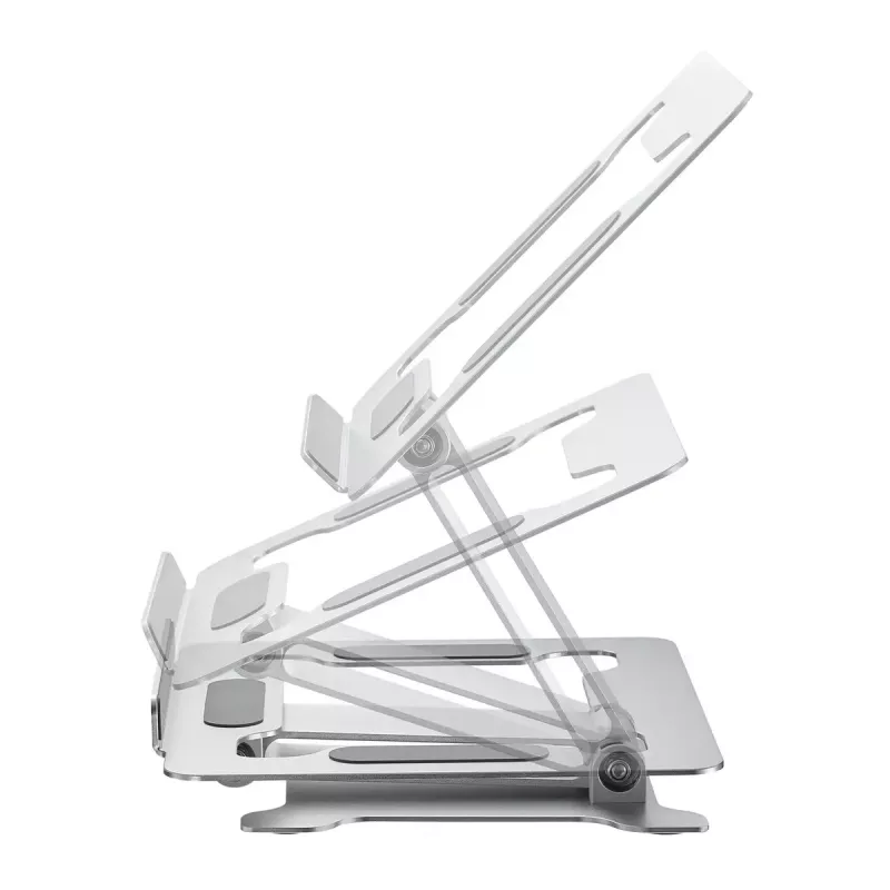 Laptop stand Gembird NBS-D1-03 Silver Aluminium for up to 39.6 cm (15.6 inch), foldable, height 60 mm, max load 5 kg