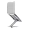 Laptop stand Gembird NBS-D1-03 Silver Aluminium for up to 39.6 cm (15.6 inch), foldable, height 60 mm, max load 5 kg