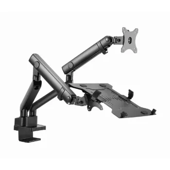 GEMBIRD Desk Mounted Adjustable Monitor Arm With Notebook Tray (full-motion)